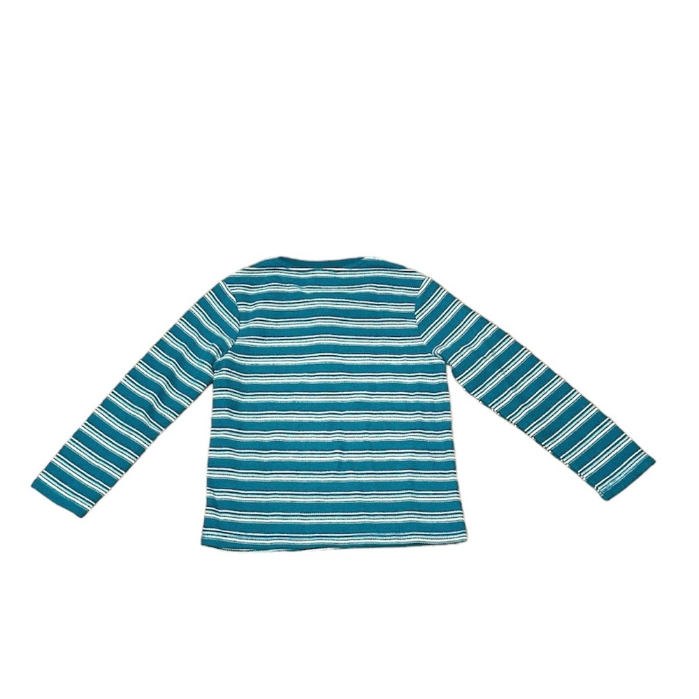 NWT Cat & Jack Toddler Boys size XS 4/5 black fleece zip up jacket & striped top - Picture 2 of 10